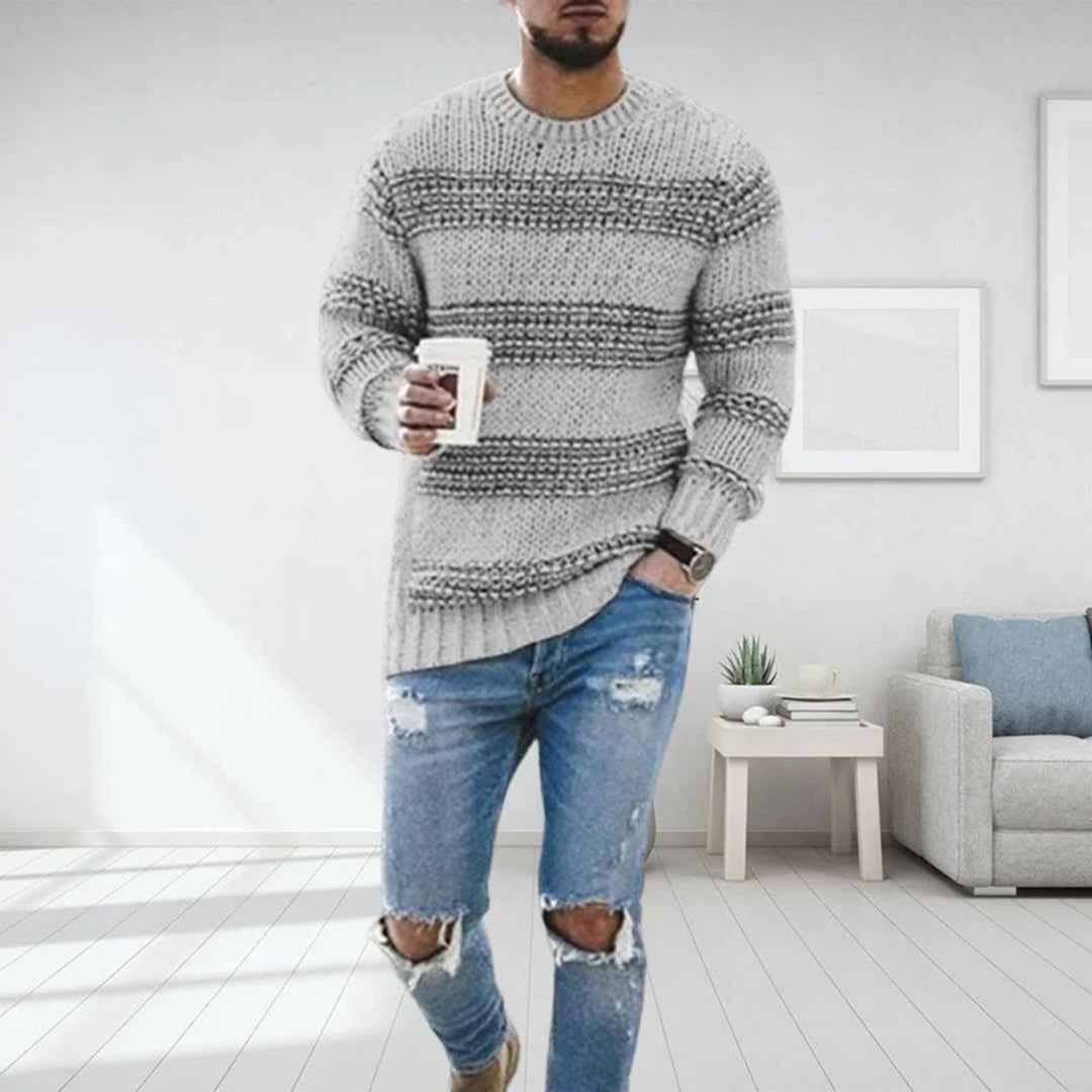 Wollpullover Herren Norweger Design