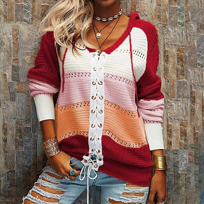 Kapuzenpullover Damen Moderner Winterlook