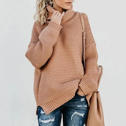 Damen Rollkragenpullover Soft Qualität