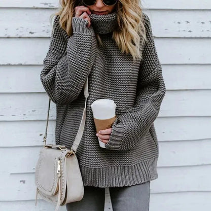 Damen Rollkragenpullover Soft Qualität