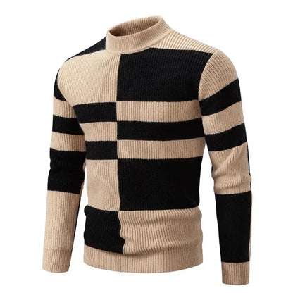 Herren Strickpullover Grafik Muster Modern