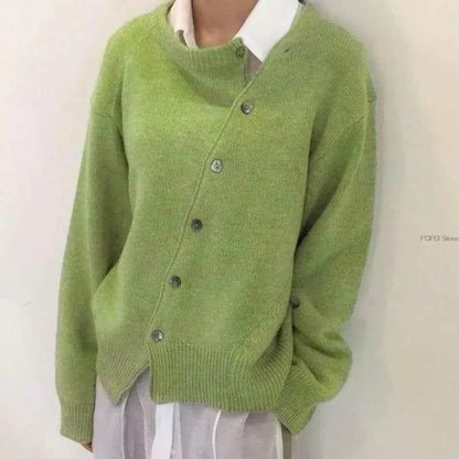Weiche Damen-Cardigan Kaschmir-Wolle