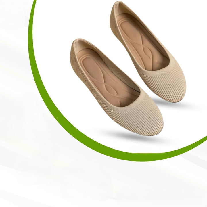 Damen Ballerinas Frühling Elegant