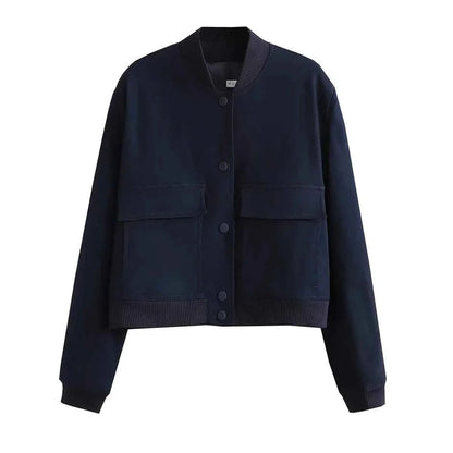 Große Damen Bomberjacke Casual Style