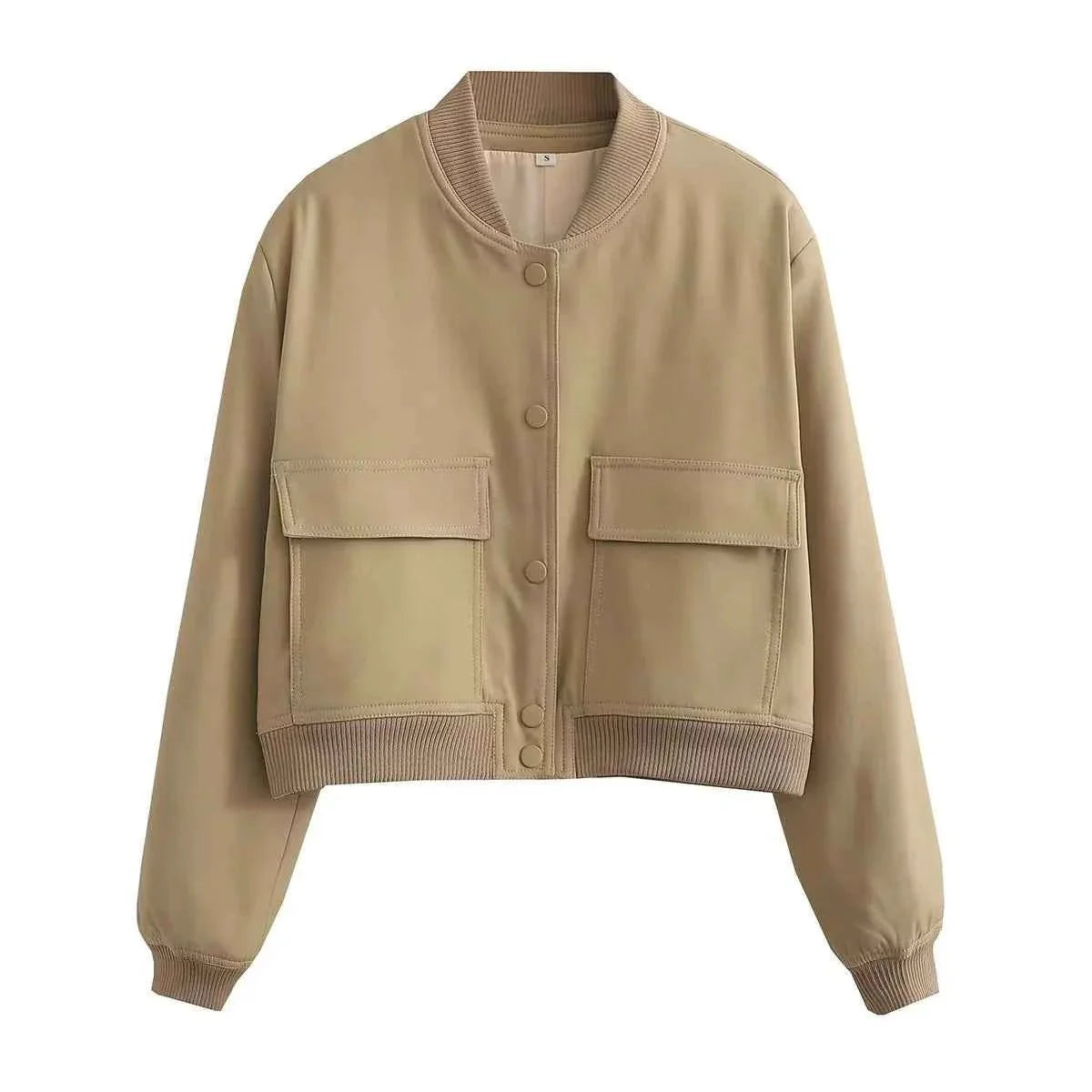 Große Damen Bomberjacke Casual Style