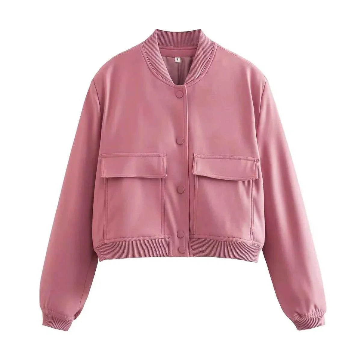 Große Damen Bomberjacke Casual Style