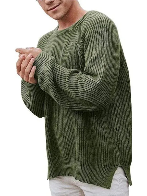 Bequeme Herren Pullover Rundhals - IdealeKleiden