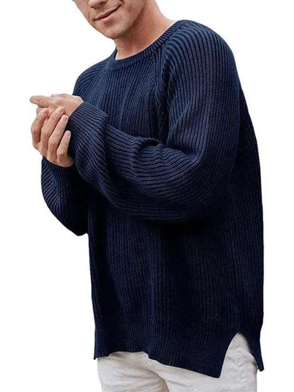Bequeme Herren Pullover Rundhals