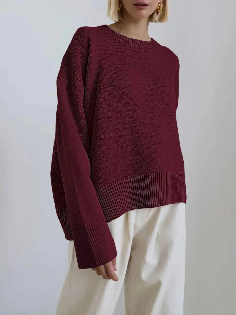 Großer Rollkragenpullover Bequem Oversized