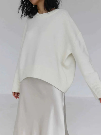 Großer Rollkragenpullover Bequem Oversized