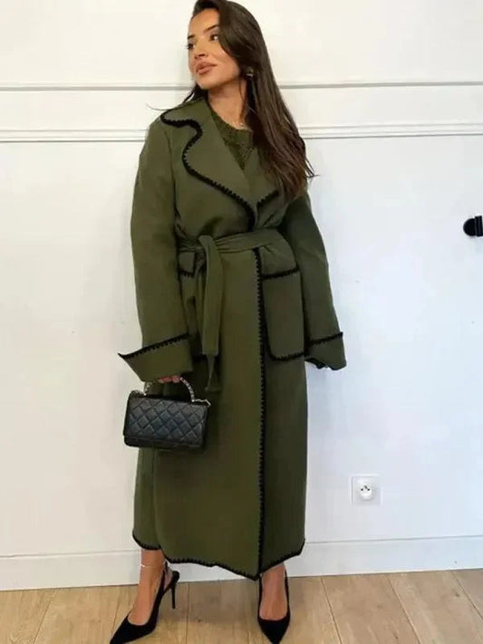 Modischer Frauen Trenchcoat Oversized - IdealeKleiden
