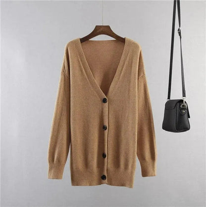 Übergrößene Strickjacke Frauen Oversized Pullover