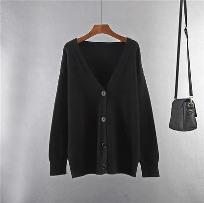 Übergrößene Strickjacke Frauen Oversized Pullover - IdealeKleiden