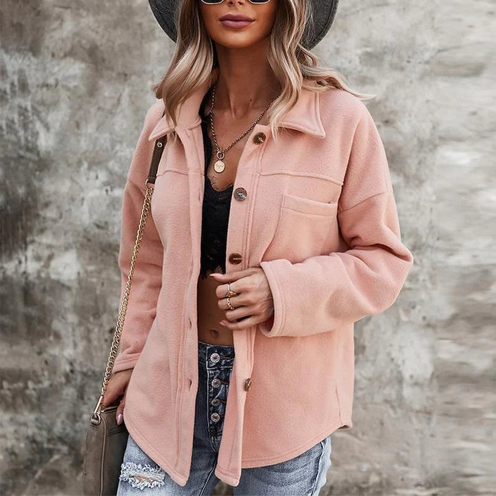 Übergroße Damen Jeansjacke Lässig Stilvoll