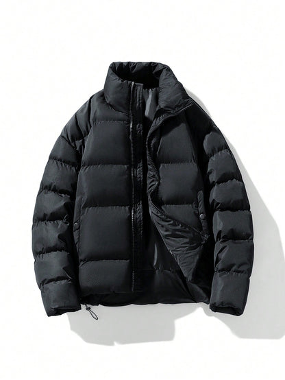 Übergröße Herren Winterjacke Neon Farbe