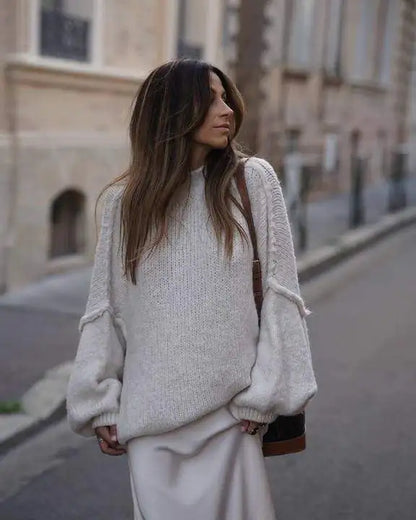 Übergröße Strickpullover Damen Großgröße - IdealeKleiden