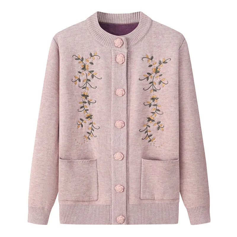 Weite Samt-Pullover Damen Delight