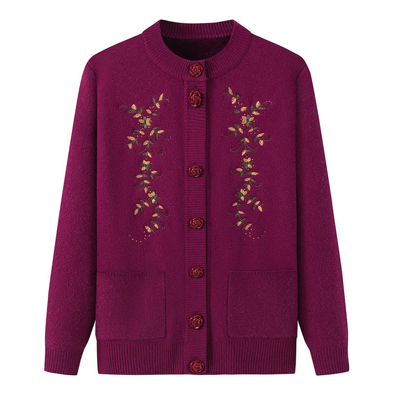 Weite Samt-Pullover Damen Delight