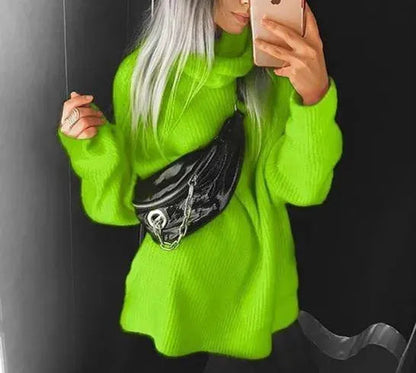 Damen Rollkragen Pullover Weich & Komfortabel