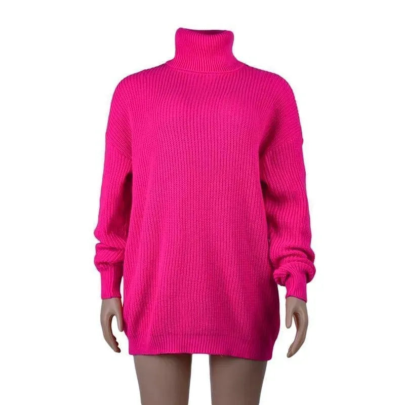 Damen Rollkragen Pullover Weich & Komfortabel - IdealeKleiden