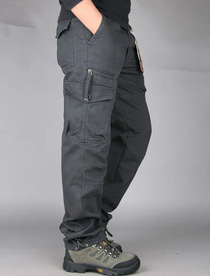 Herren-Cargohose Bequem Gerade Passform