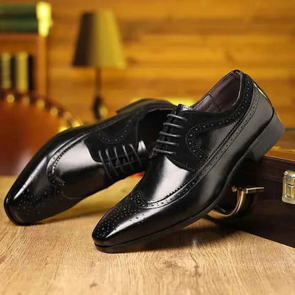 Herren Oxford Schuhe Elegant Lederschuhe