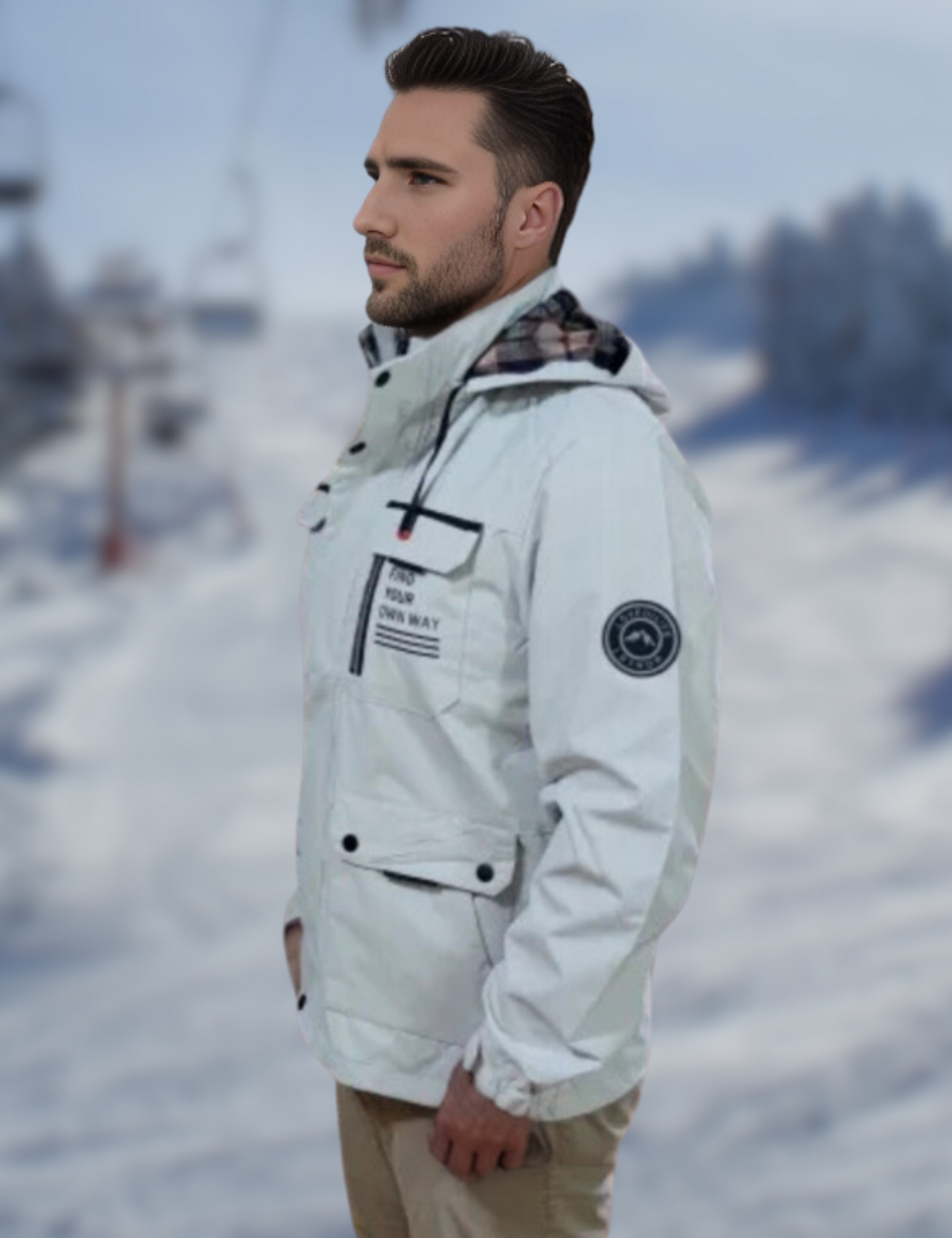 Herren Outdoor-Jacke Waterproof Funktionell - IdealeKleiden
