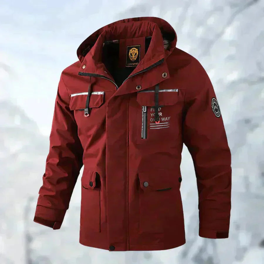 Herren Outdoor-Jacke Waterproof Funktionell