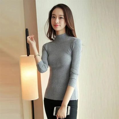 Eleganter Rollkragenpullover Klassisch Stil