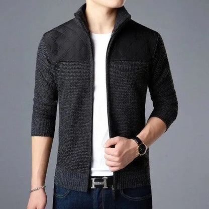 Stylische Strickjacke Pullover Herren Modern