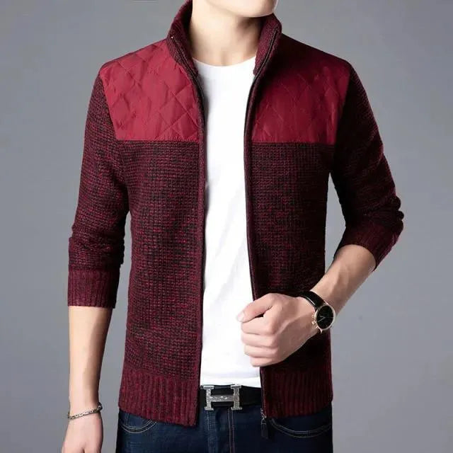 Stylische Strickjacke Pullover Herren Modern