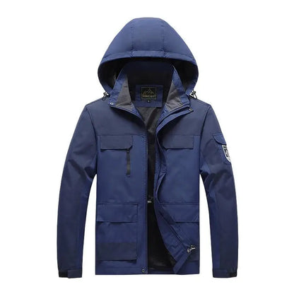 Herren Parka Militärstyle Grüne Windjacke