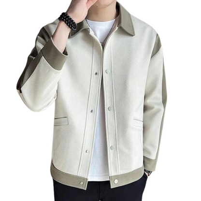 Herren Patchwork Jacke Trendy Style