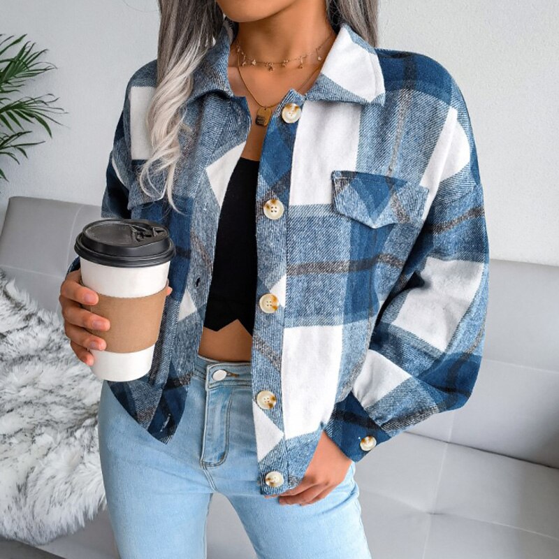 Stylische Damenjacke Gemustert & Trendig