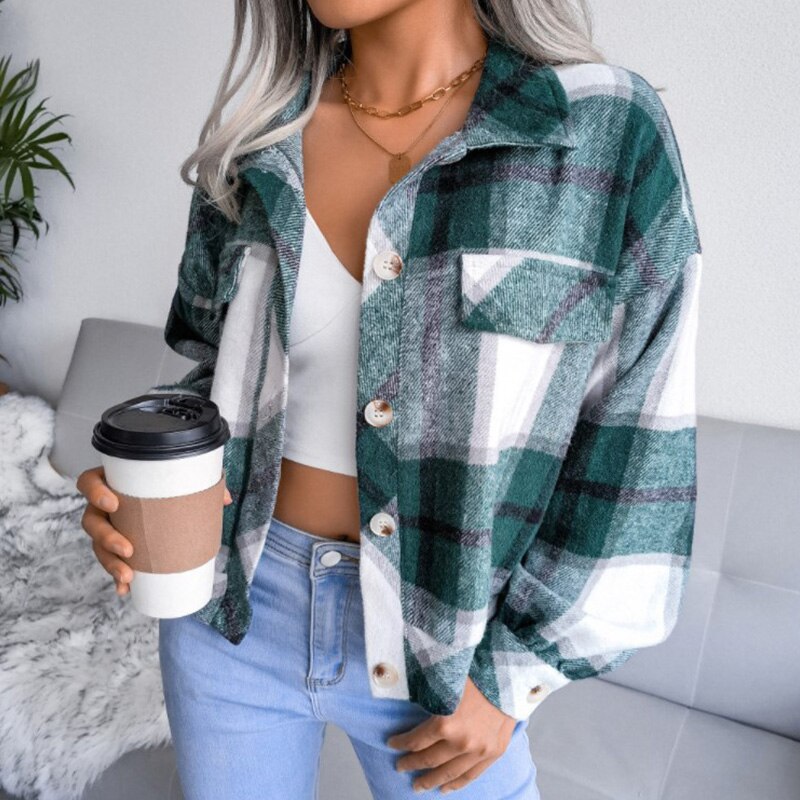 Stylische Damenjacke Gemustert & Trendig