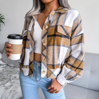 Stylische Damenjacke Gemustert & Trendig