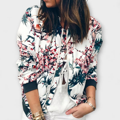 Sommerjacke Blumenmuster