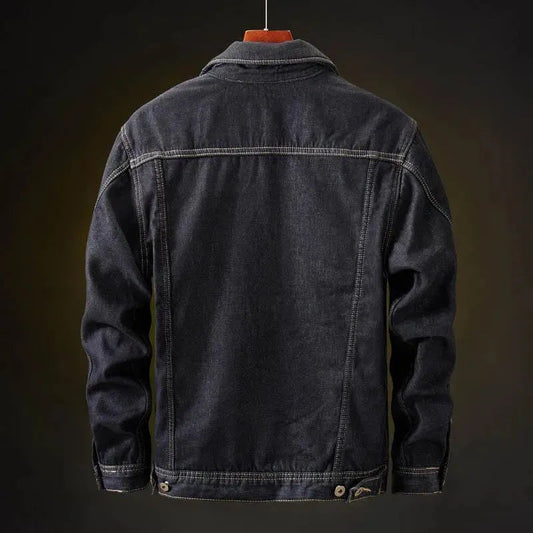 Herren Denim Jeansjacke Modern Slim Fit - IdealeKleiden
