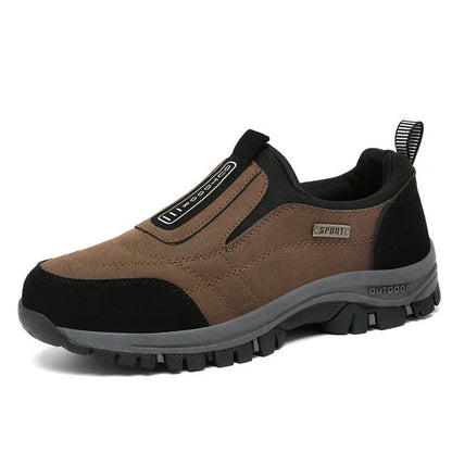 Outdoor Slip-On Schuhe Wildleder Gummisohle