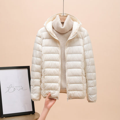 Leichte Wattierte Winterjacke Damen