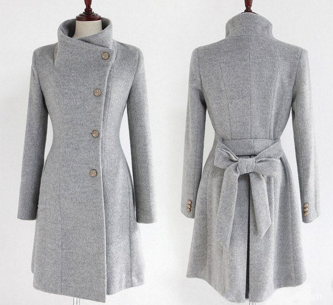 Stylischer Wintermantel Zeitlos Elegant - IdealeKleiden