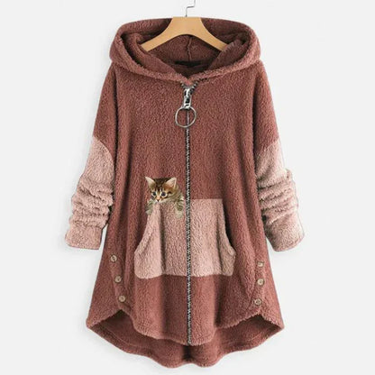 Kuschelige Winterjacke Weich und Warm