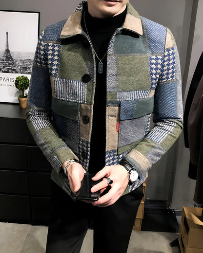 Modische Jacke Vielfältige Muster - IdealeKleiden