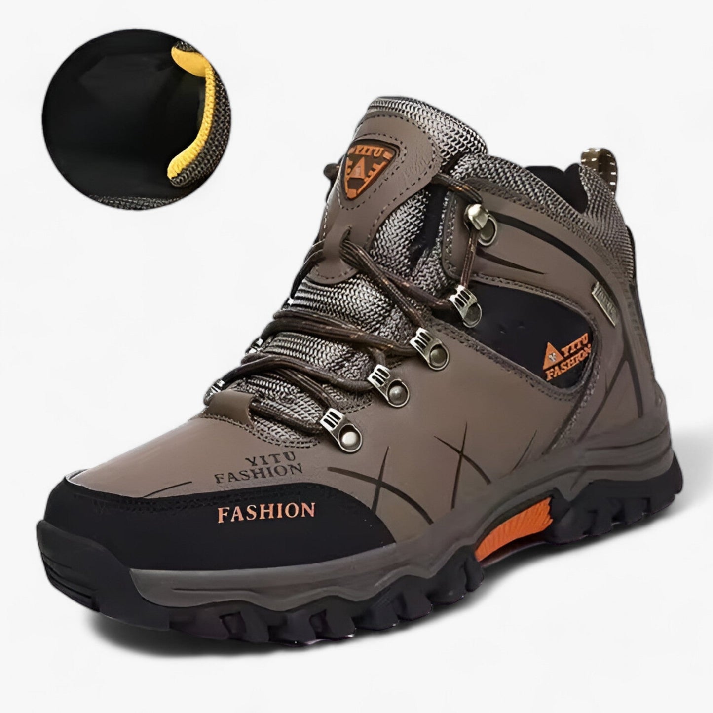 Winterstiefel Leder Warm Isoliert