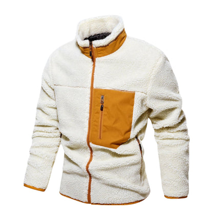 Winterjacke Mit Reißverschluss Warm Isoliert