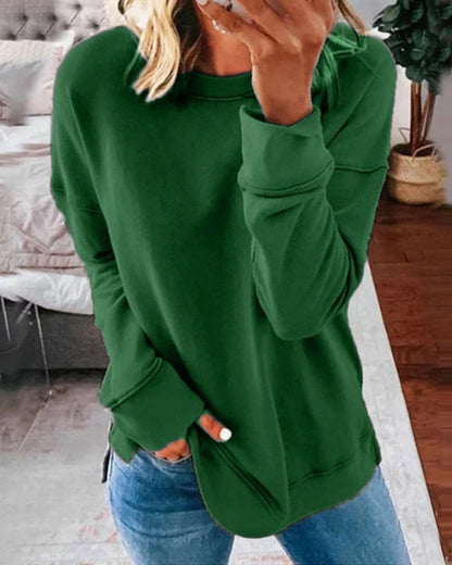 Bequemes Damen Sweatshirt Einfach Stilvoll