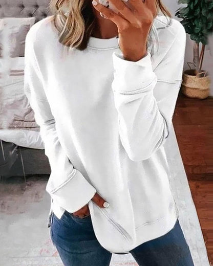 Bequemes Damen Sweatshirt Einfach Stilvoll