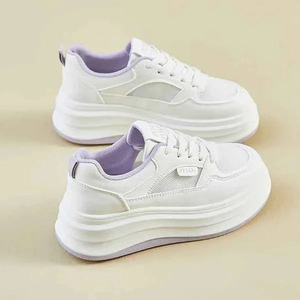 Damen Sneaker Plateau Schuhe