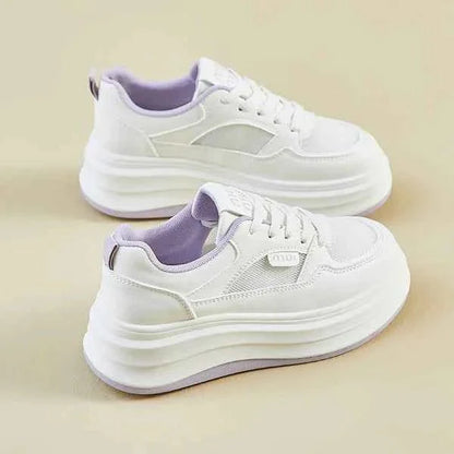 Damen Sneaker Plateau Schuhe