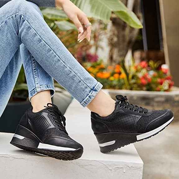 Plateau Sneaker Hoch Modisch